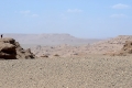 The machines at the edge of the canyon that separates the Kalouts from the central plain of Lut desert. Photo LoneWolf