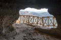 One of the many passages on upper cave levels that connects the chambers and allows daylight to reach towards the heart of the mountain.