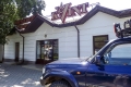 Our Landcruiser at the Kvint store.